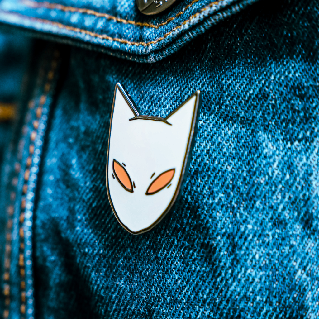 Fox Mask Pin